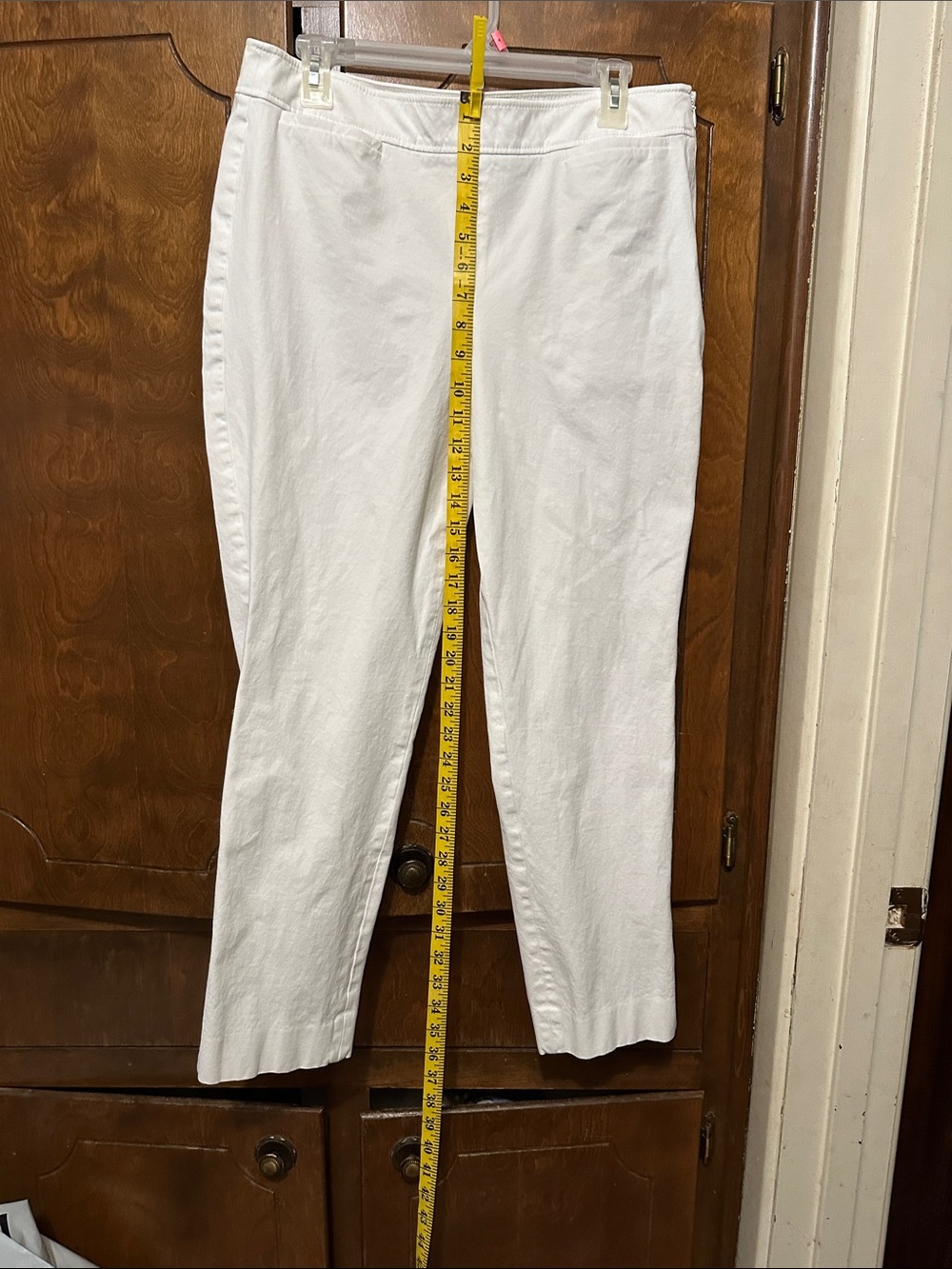 Talbot Chatham  Women’s White Ankle Pants - Resort/Beachcore/Casual - Size 10